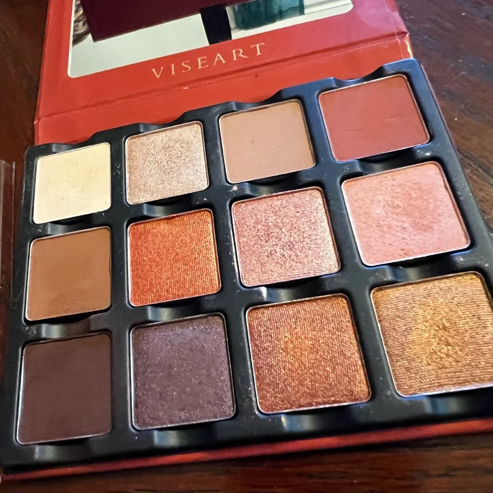 Viseart Minxette Étendu Eyeshadow Palette - Red and brown Orange Hues